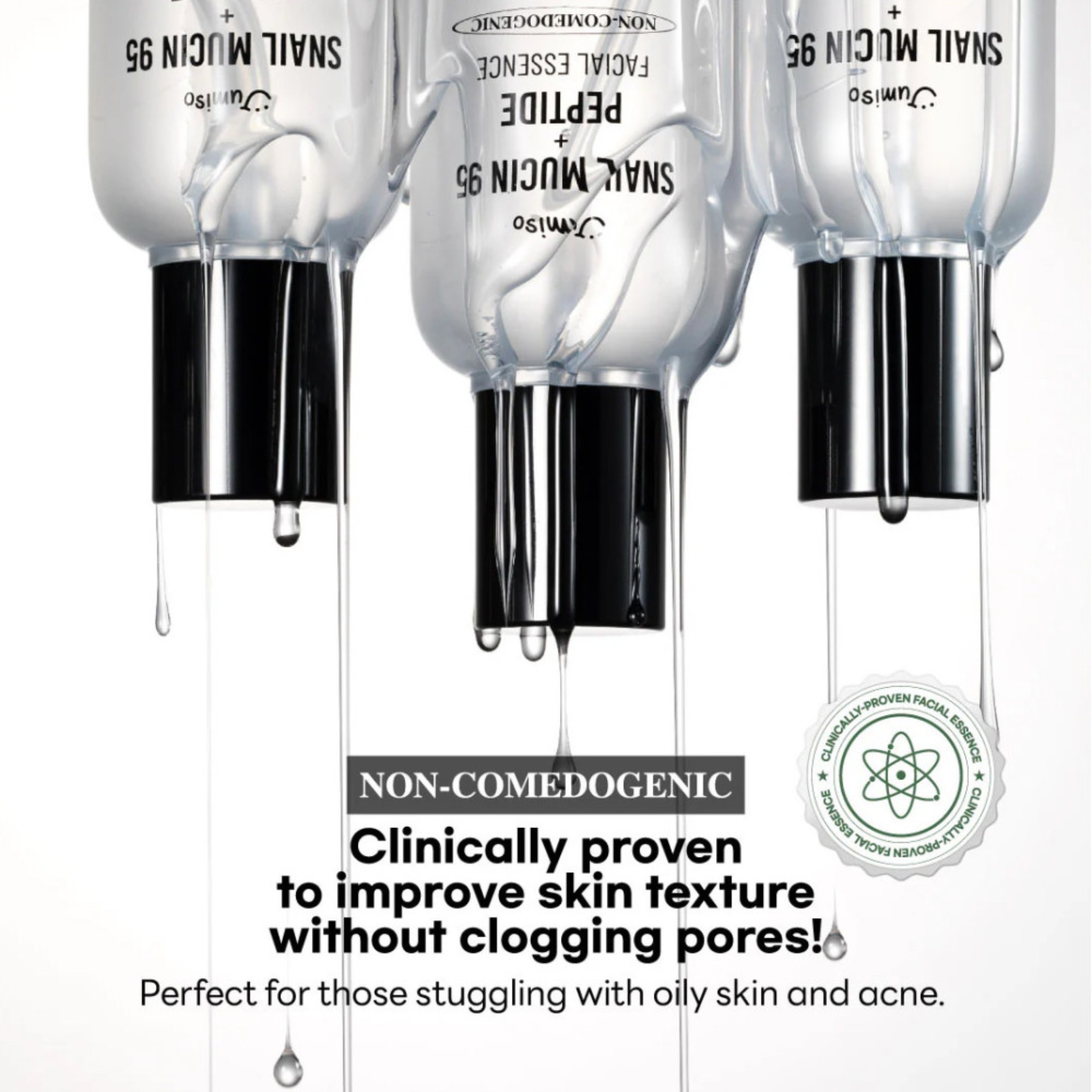 Essenza viso rigenerante – Bava di lumaca e peptidi – 140ml