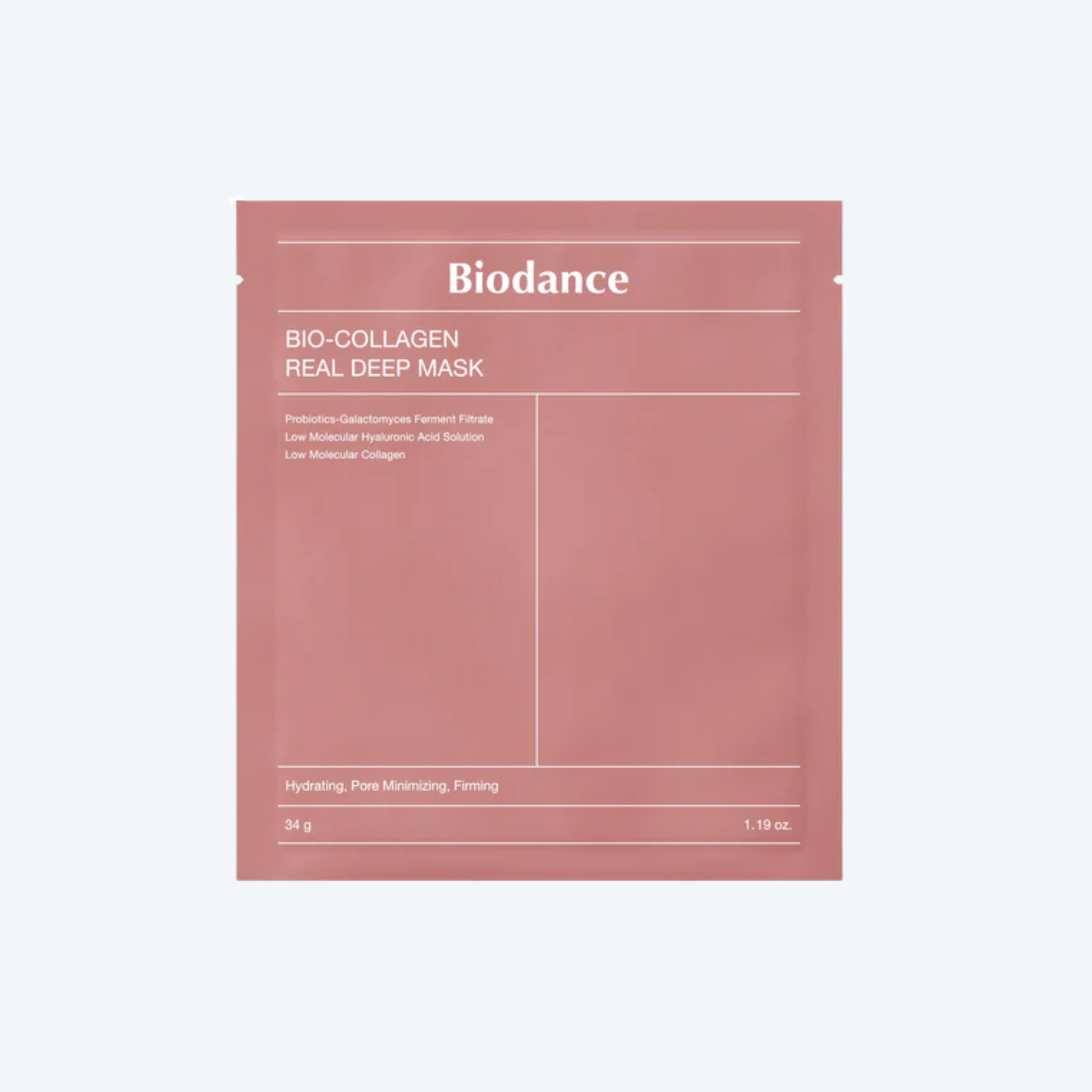 Maschera viso rimpolpante al bio-collagene – 4 trattamenti