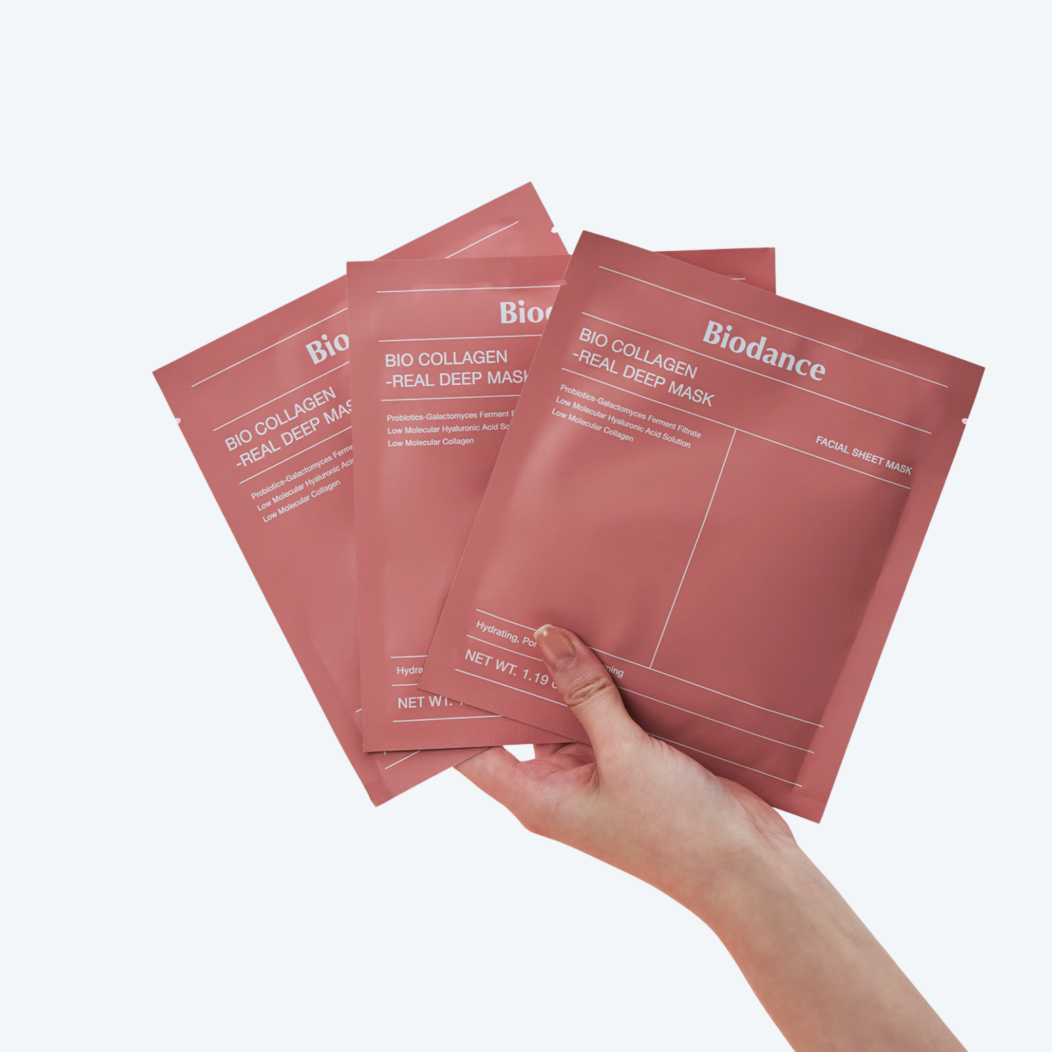 Maschera viso rimpolpante al bio-collagene – 4 trattamenti