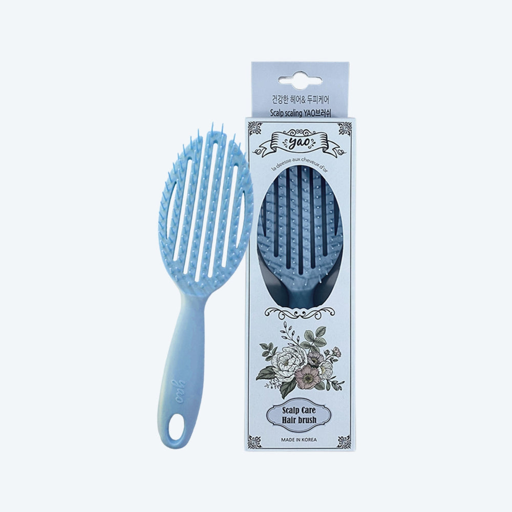 spazzola massaggiante cute colore serenity blue